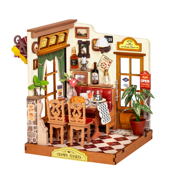 Maquette en bois Bistro des Champs-Élysées (160 pièces)