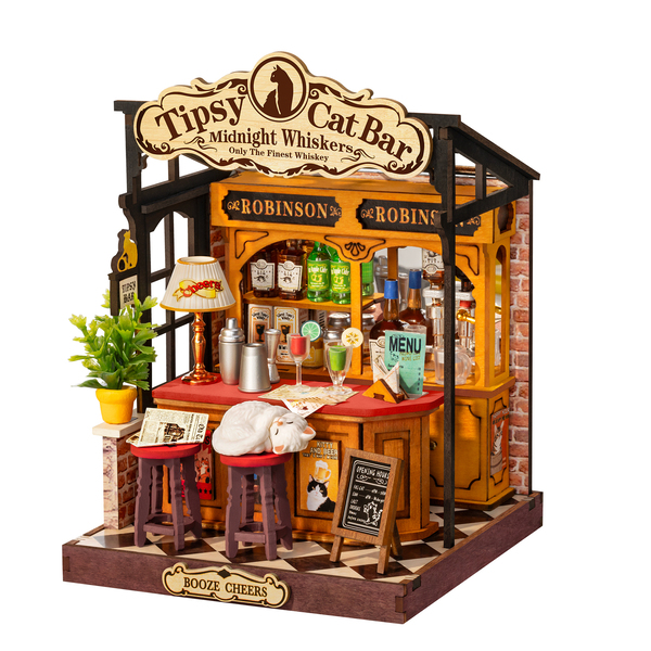 Maquette en bois Bar à chats de Tipsy (136 pièces)