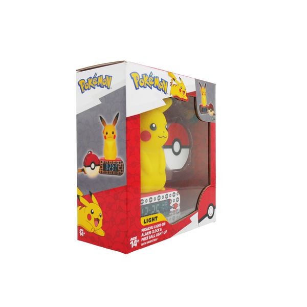 Coffret réveil lumineux Pikachu + Poké Ball Pokémon
