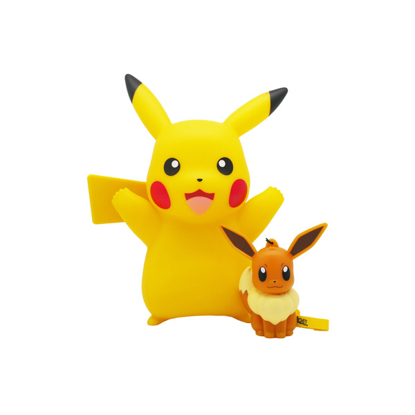 Coffret Pokémon - Pikachu Happy lumineux + mini Evoli