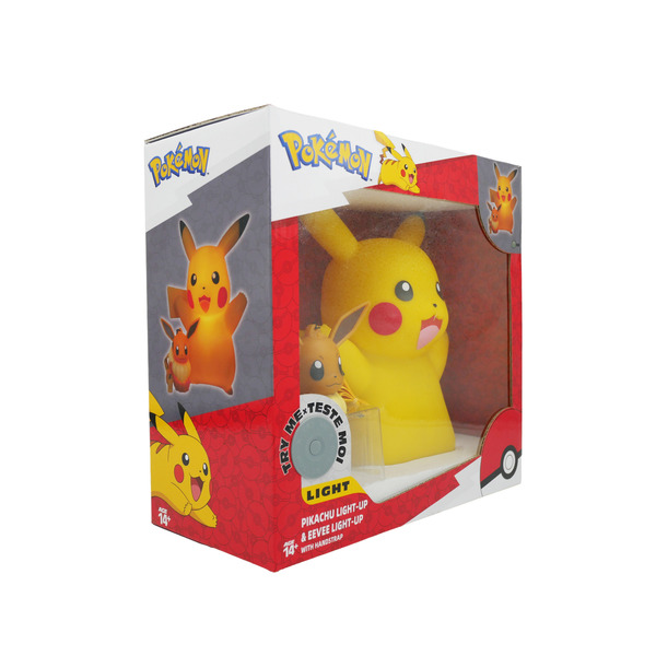 Coffret Pokémon - Pikachu Happy lumineux + mini Evoli