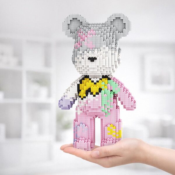 Maquette M Blocks - Ours Cutebear-Q Prestige (2542 pièces)