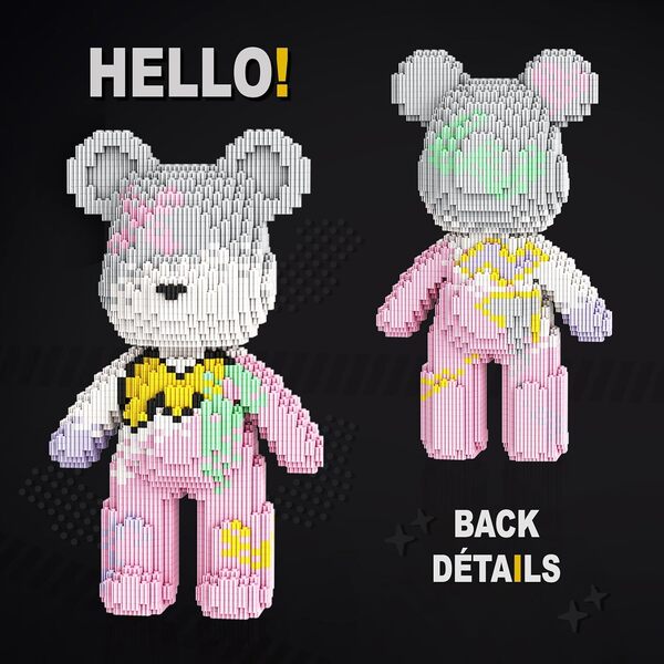 Maquette M Blocks - Ours Cutebear-Q Prestige (2542 pièces)