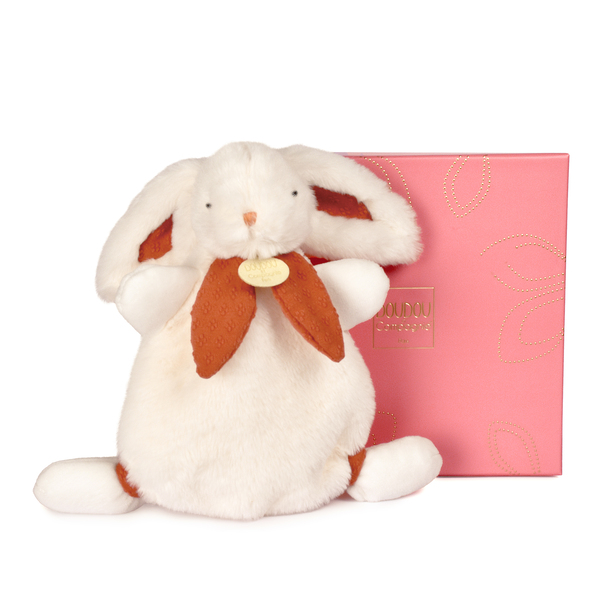 Lapin bonbon - Doudou terracotta