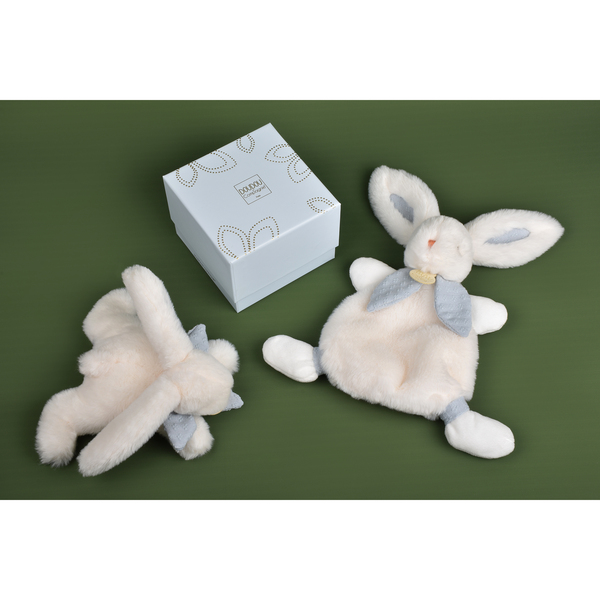 Lapin bonbon - Pantin bleu gris
