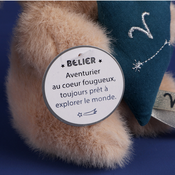 Doudou Astro Bélier - Peluche signe astrologique