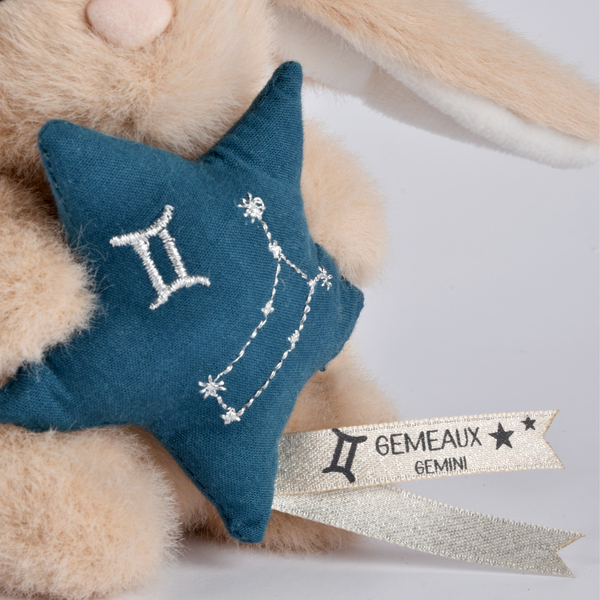 Doudou Astro Gémeaux - Peluche signe astrologique