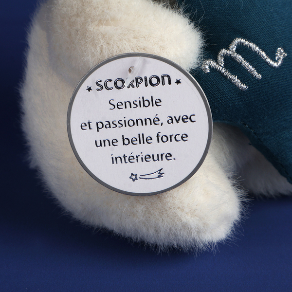 Doudou Astro Scorpion - Peluche signe astrologique