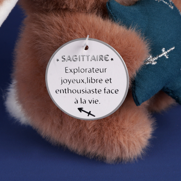 Doudou Astro Sagittaire - Peluche signe astrologique