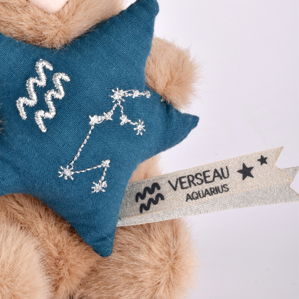 Doudou Astro Verseau - Peluche signe astrologique