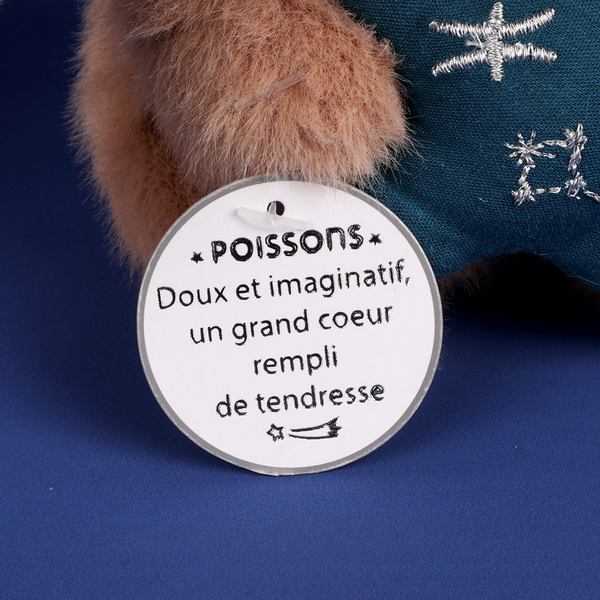 Doudou Astro Poissons - Peluche signe astrologique
