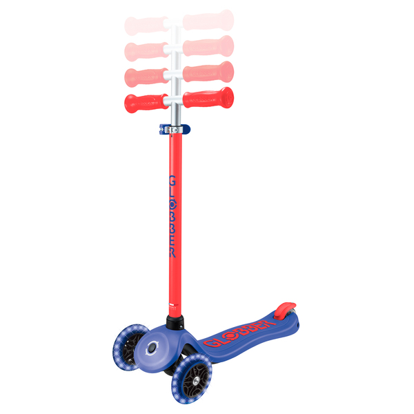 Trottinette 3 roues Primo Plus Lights Neon - Bleu