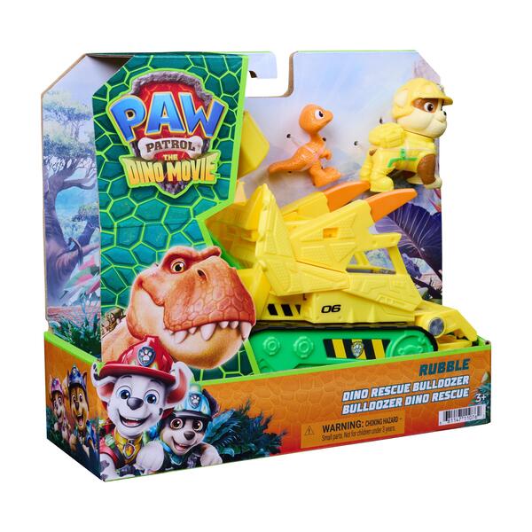 Véhicule + Figurine Ruben La Pat  Patrouille - Le Film Mission Dino