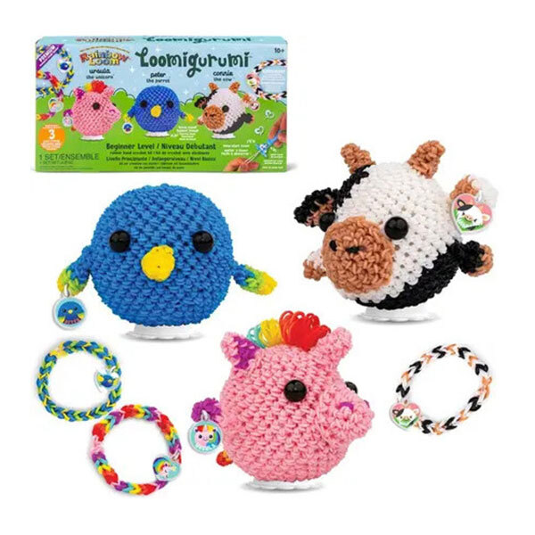 Pack Loomigurumi 3 animaux