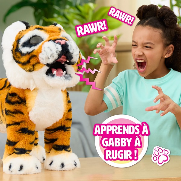 Peluche interactive FurReal - Gabby le tigre qui grandit et rugit