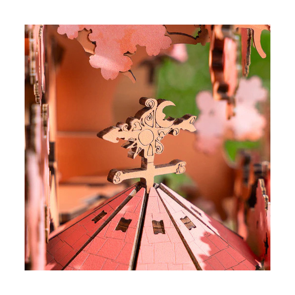 Puzzle 3D en bois - Sakura Tree House (535 pièces)