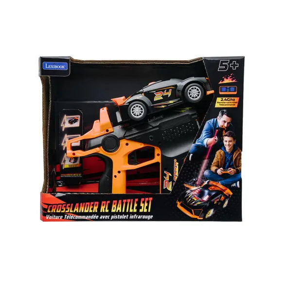 Voiture télécommandée et Pistolet Laser Interactif Crosslander