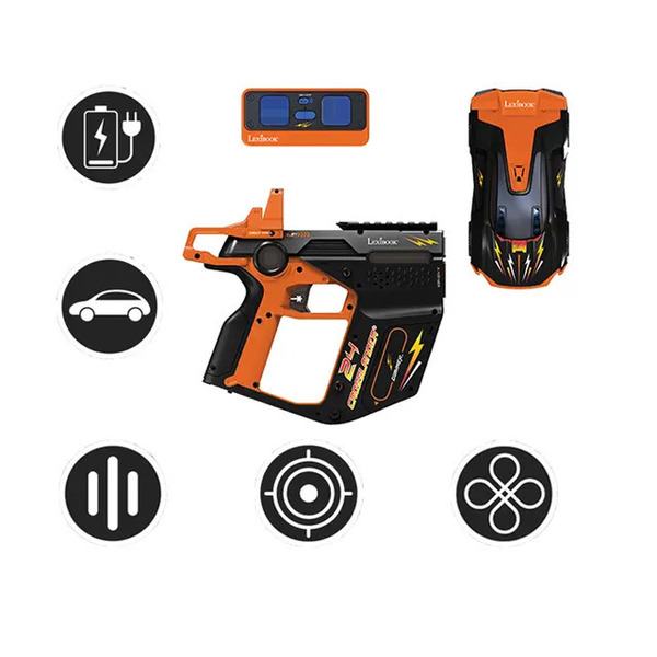 Voiture télécommandée et Pistolet Laser Interactif Crosslander