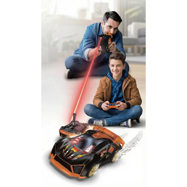 Voiture télécommandée et Pistolet Laser Interactif Crosslander