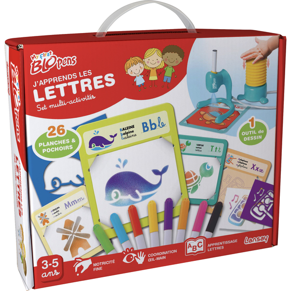 Set multi-activités My first Blopens - J'apprends les lettres