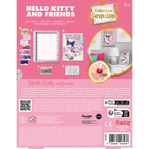 Collection sequins - Hello Kitty and friends
