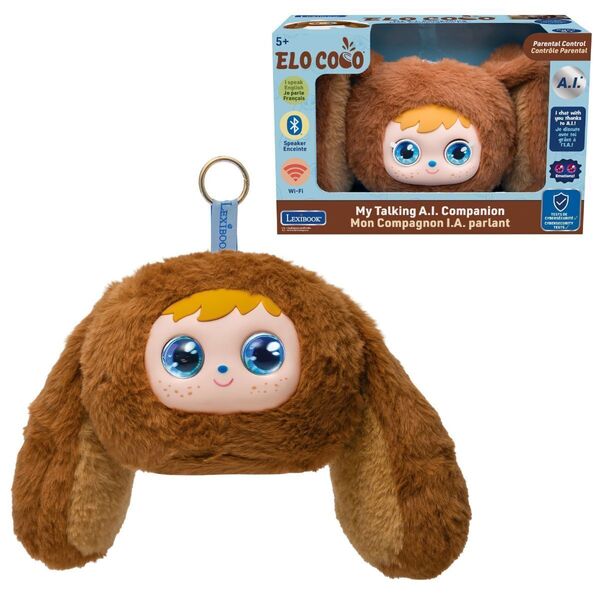 Ma peluche parlante à intelligence artificielle Elo Coco