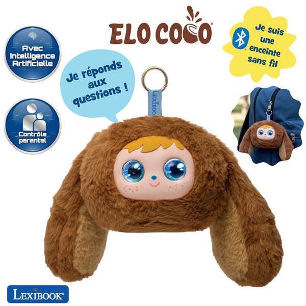 Ma peluche parlante à intelligence artificielle Elo Coco