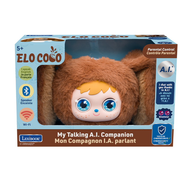 Ma peluche parlante à intelligence artificielle Elo Coco