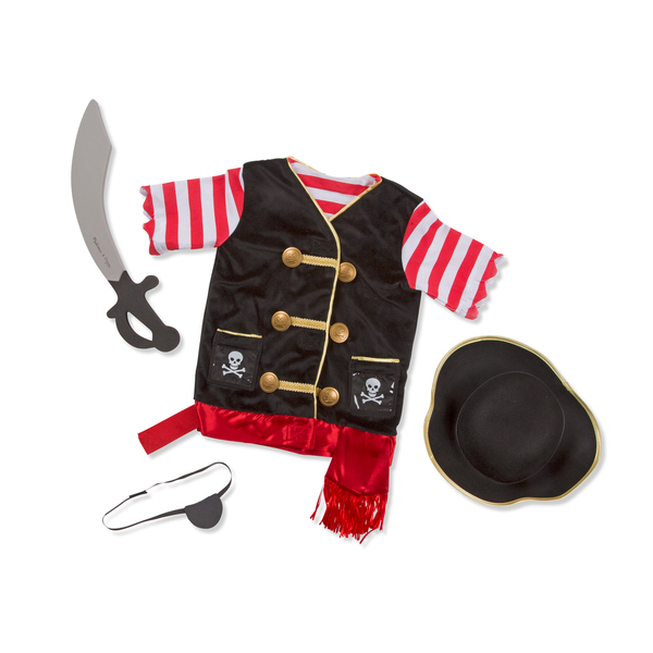 Pack costume + accessoires Pirate