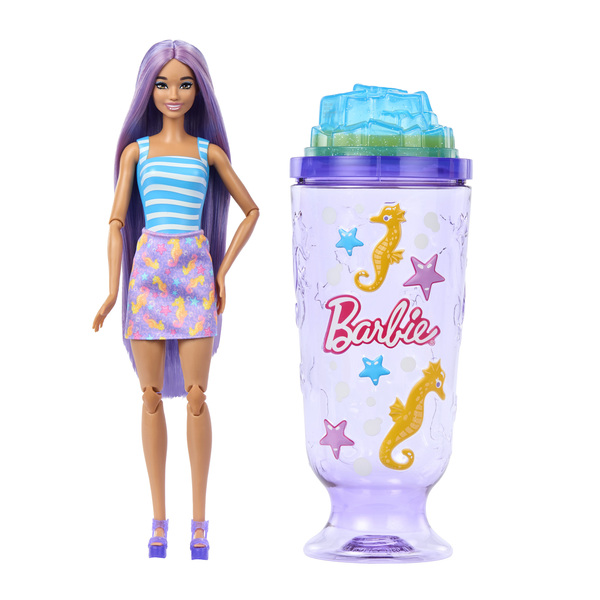 Poupée Barbie Pop Reveal série Sea Slushy Hippocampe