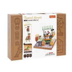 Maquette en bois - Aromatic Coffee Cart (162 pièces)
