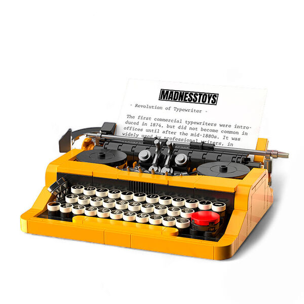 Kit de construction Rétro Pop Series - Machine à écrire 1980