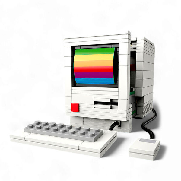 Kit de construction Rétro Pop Series - Computer type Apple 1984