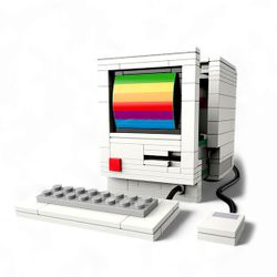 Kit de construction Rétro Pop Series - Computer type Apple 1984
