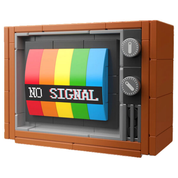 Kit de construction Rétro Pop Series - Télévision couleur 1970