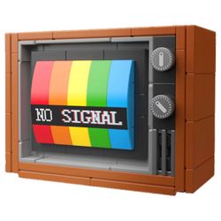 Kit de construction Rétro Pop Series - Télévision couleur 1970
