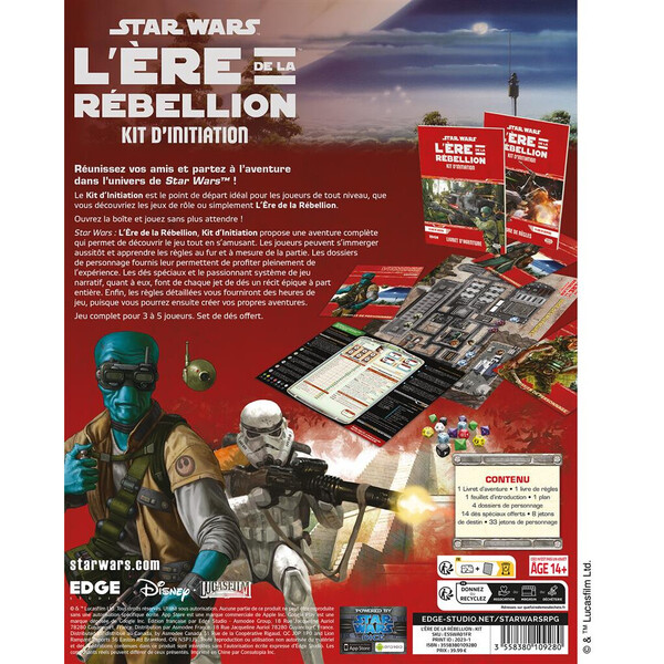 Star Wars : L Ère de la Rébellion - Kit d Initiation