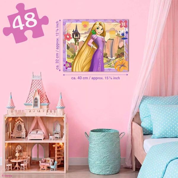 Puzzle 48 pièces - Raiponce Disney