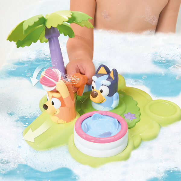 L’île magique de bain Bluey