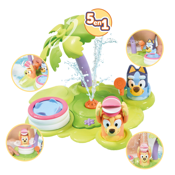 L’île magique de bain Bluey