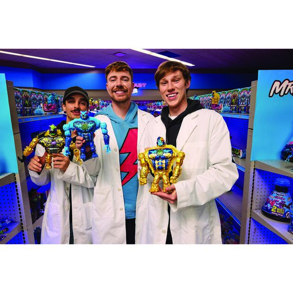 Figurine Mega Mutators MrBeast - Silver Byte