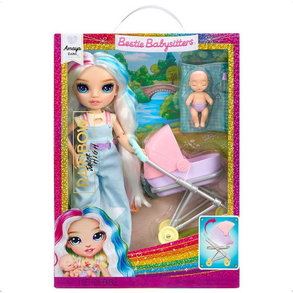 Poupée Rainbow High Junior Bestie Babysitter - Amaya Raine