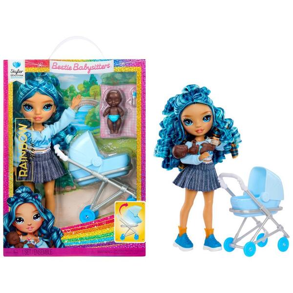 Poupée Rainbow High Junior Bestie Babysitter - Skyler Bradshaw