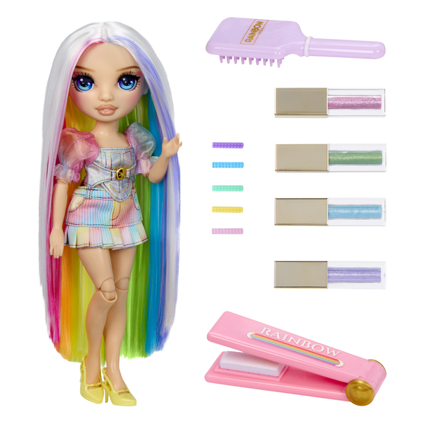 Rainbow High Hair Studio - Poupée Amaya Raine 27cm