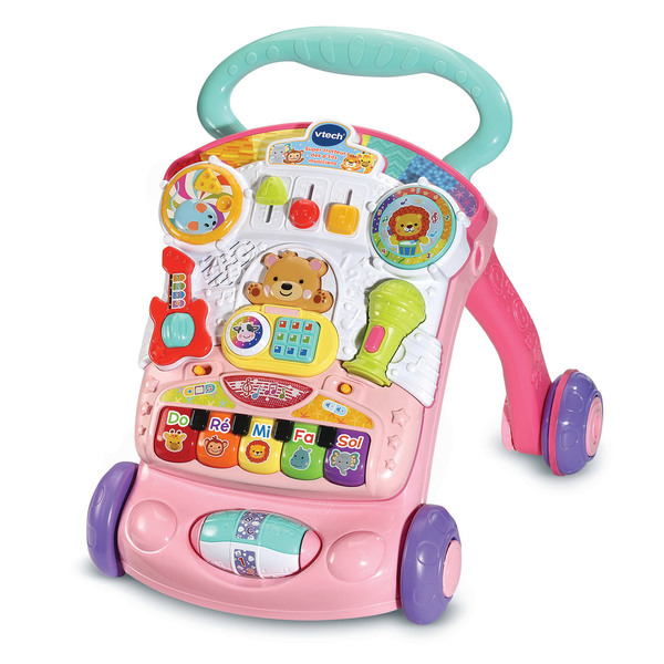 Super Trotteur Des Petits Musiciens - Rose