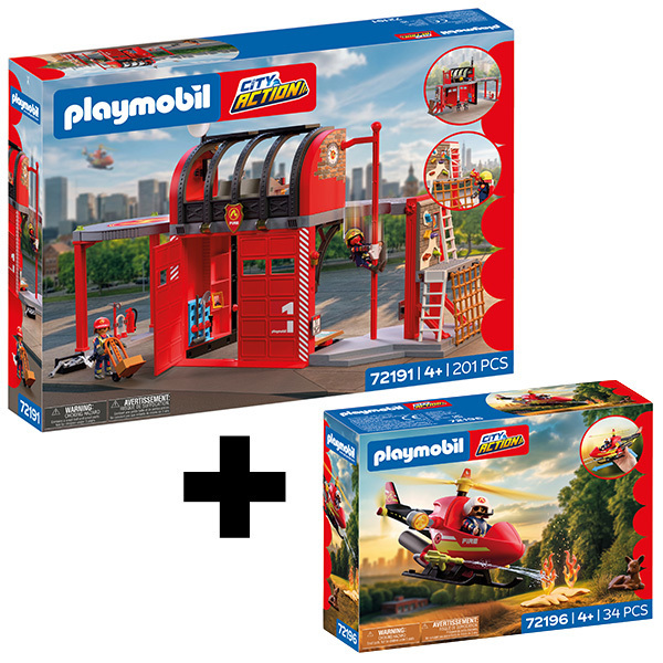 72191 - Playmobil City Action - Grande caserne de pompiers