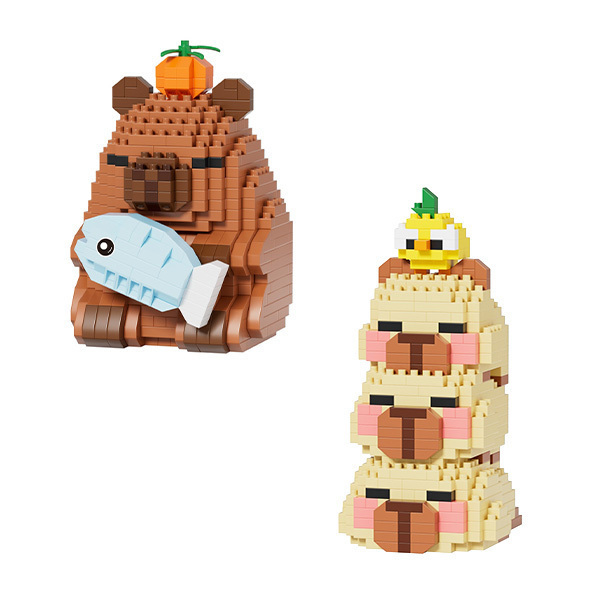 Kit de construction Happy Capybara (modèle aléatoire)