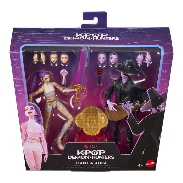 Coffret de figurines Rumi et Jinu-avec bipa - KPop Demon Hunters