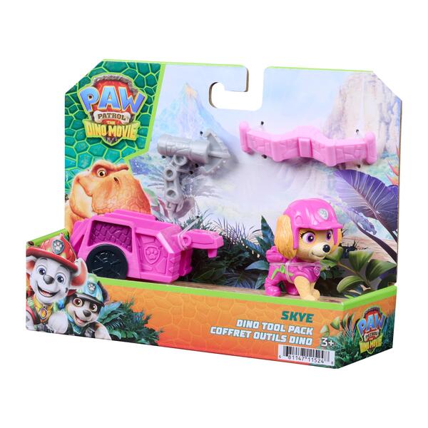 Pack figurine + outils La Pat  Patrouille - Le Film Mission Dino (modèle aléatoire)