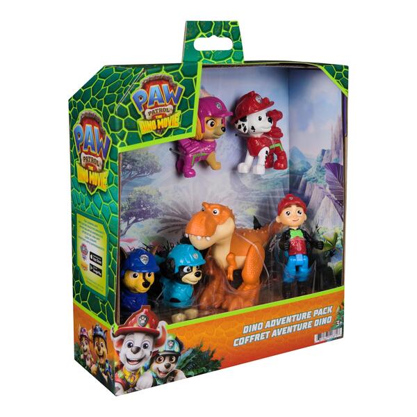 Coffret figurines aventure La Pat  Patrouille - Le Film Mission Dino
